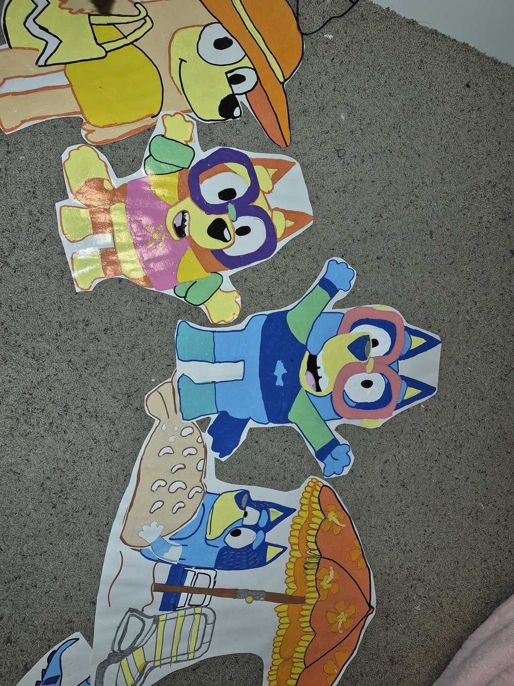 Child friendly bulletin board art